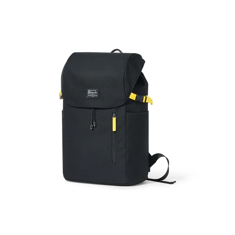 BOSTANTEN Fabric Backpack Unisex Black/Gray-2