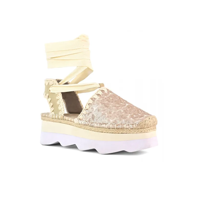 MOU Espa Casual Single Shoes 5.5cm Women's Yellow-2