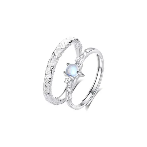 Heart To Heart S999 Fine Silver Rings Unisex