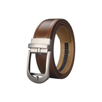 Yamaichi Maru Double Layered Coated Cow Leather Leather Belts Men's 3.5cm