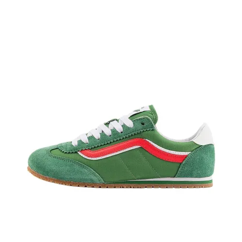 Vans Anti Slip Wear Resistant Low Top Skateboard Shoes Unisex Green