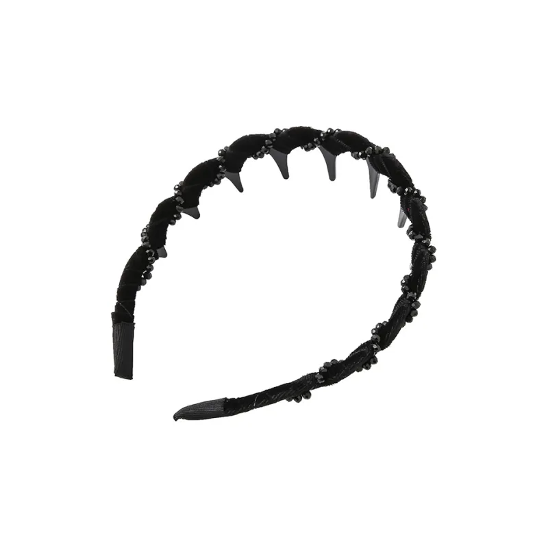 WIR ORNAMENTS Acrylic Imitation Velvet Headbands Women's-0