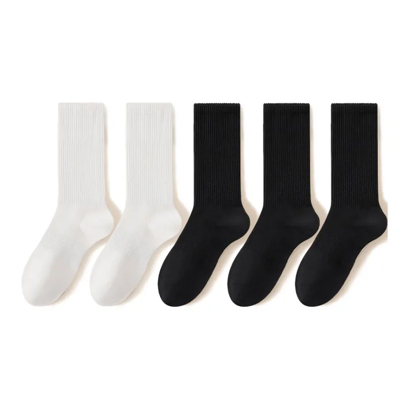 B&C.Room Knee High Socks Spring Summer Unisex 5 Pack Combo Set-12