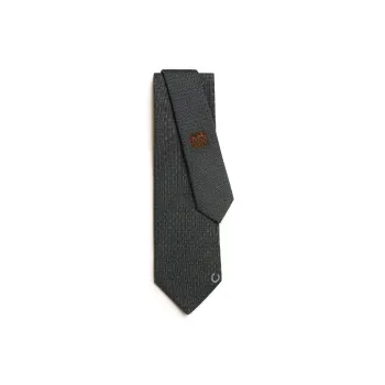 HERMES Silk Ties Men's Anthracite