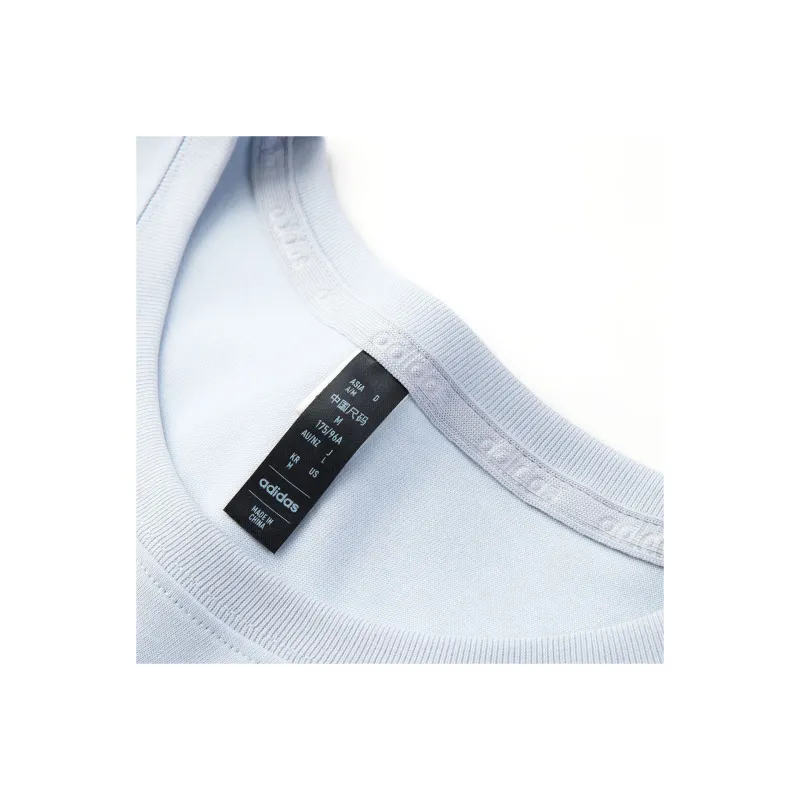 Adidas SS24 T Shirt Men's Light Blue-2