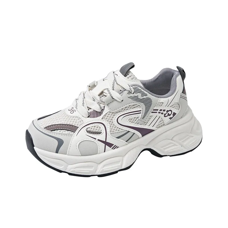 Lycakington Height Increasing, Slip Resistant, Abrasion Resistant Low Top Chunky Sneakers Women's-5