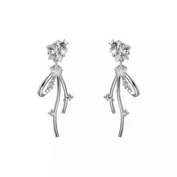 KING OF BLING Alloy With Zircon Stud Earrings Women's