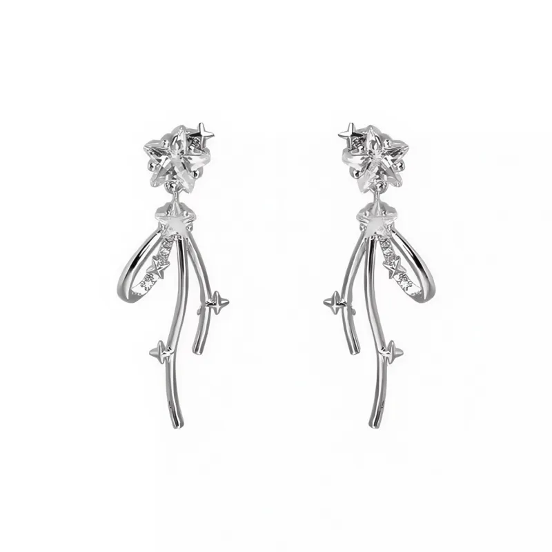 KING OF BLING Alloy With Zircon Stud Earrings Women's-0