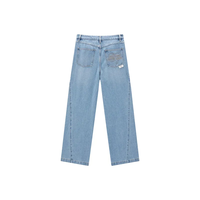 LEDIN Jeans Women's Denim Medium Blue-1