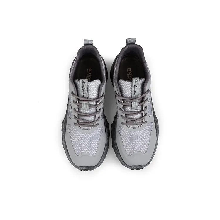 BOSSSUNWEN Light Boundary Collection Low Top Casual Shoes Men's Gray-2