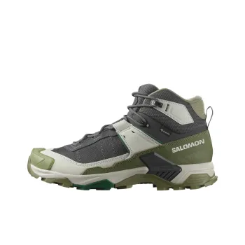 SALOMON X ULTRA 5 Mid Top Trekking Shoes Men's Asphalt Gray