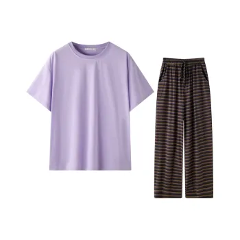 MEITENG Pajama Set Women's Violet