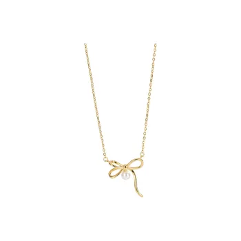 Heart Grass S925 Silver Necklaces Women's