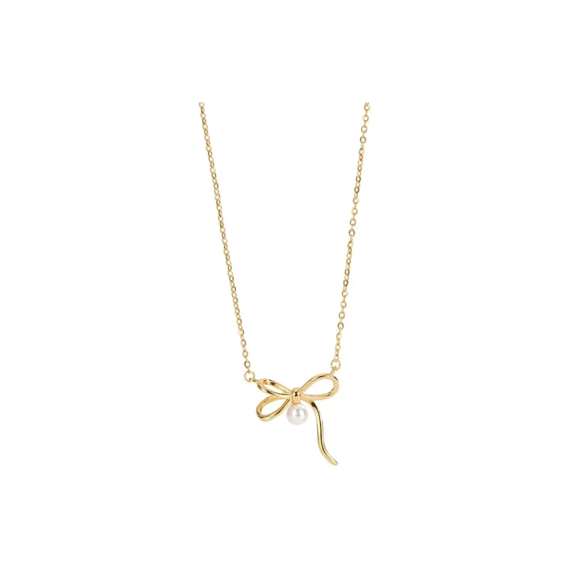 Heart Grass S925 Silver Necklaces Women's-0