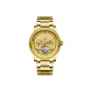 Gold Dial Gold Steel Band