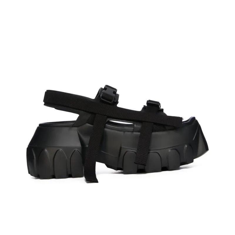 RICK OWENS/RO One Strap Sandals Women's Black-1