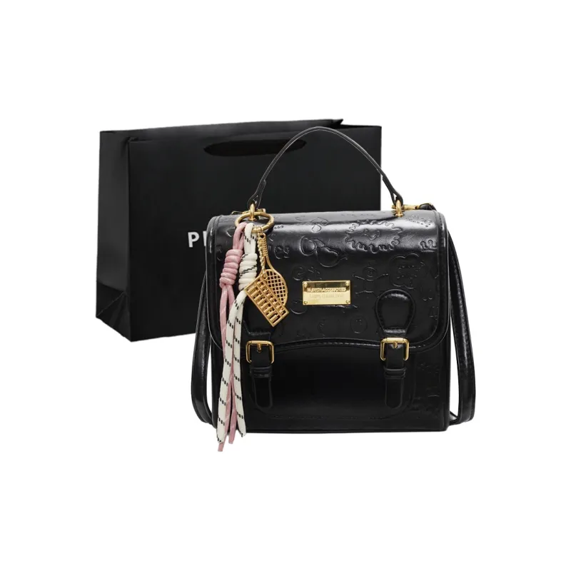 PINK·LAND PU One Shoulder Crossbody Backpack Regular Women's Pink/Blue/Ecru/Black-12
