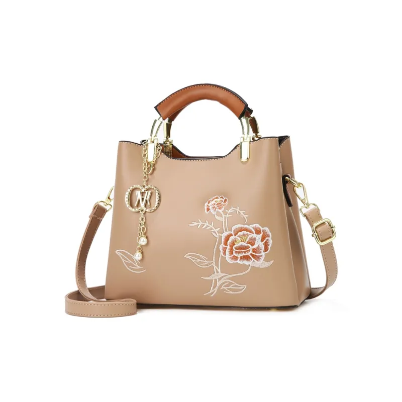 Weymond Leather Handbag Regular Women's Multicolor-2