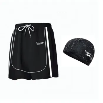 Youyou Swimming Sets Polyester, Elastane Summer Seaside Vacation Men's