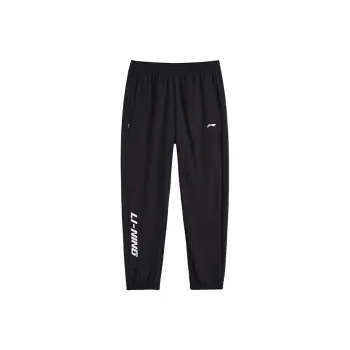 LiNing Knitted Sports Pants Unisex Black