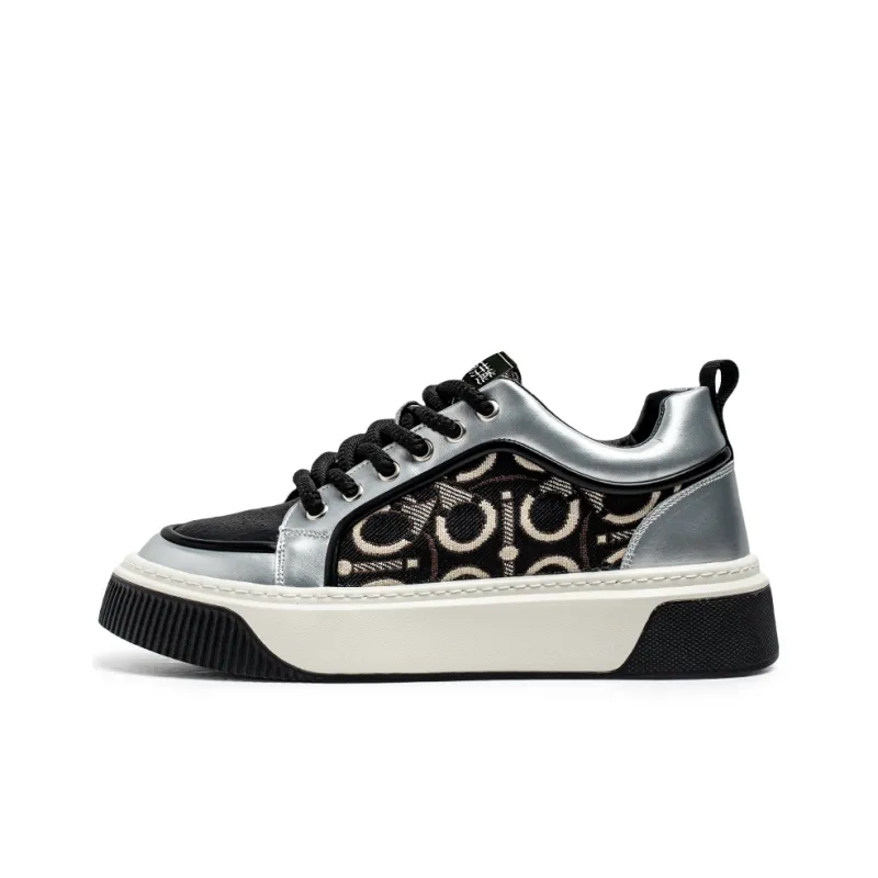 Budding Bear Slip Resistant, Abrasion Resistant, Breathable, Height Increasing Low Top Skateboard Shoes Men's Box-30