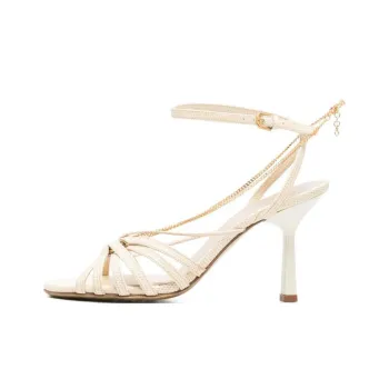 Golden Goose One Strap Sandals 9cm Women's White