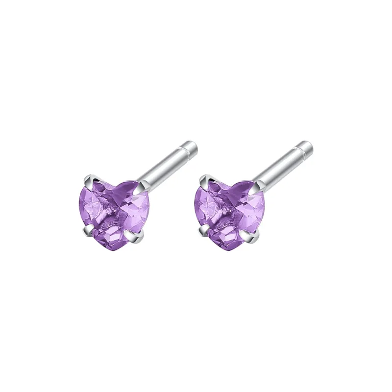 JAY S925 Silver Stud Earrings Women's-2