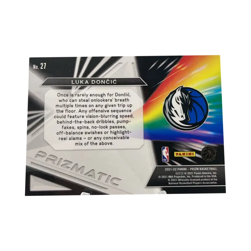 PANINI 2021 22 Mavericks Luka Doncic Miracle Boy PRIZM Wide Screen Prism Teca Classic Collection Sports Cards 1 Pc-1