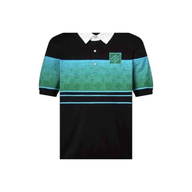 LOUIS VUITTON SS25 Polo Shirt Men's Black-5