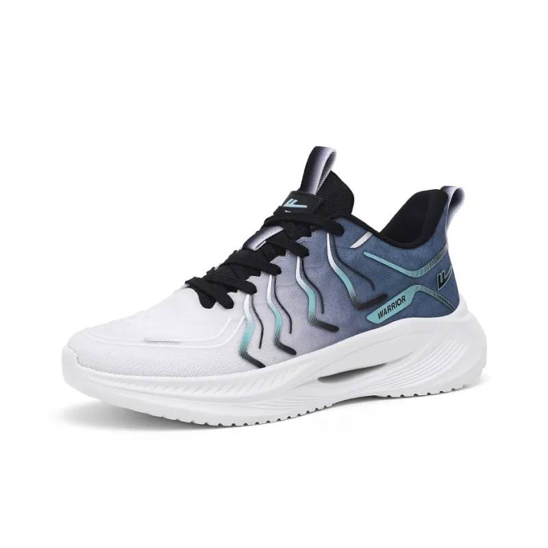 Warrior Cushioning Rebound Height Increasing Lightweight Breathable Low Top Sports Running Shoes Men's-4