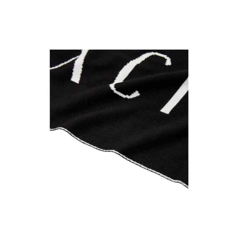 ARMANI EXCHANGE Knit Scarves Women's Black-3