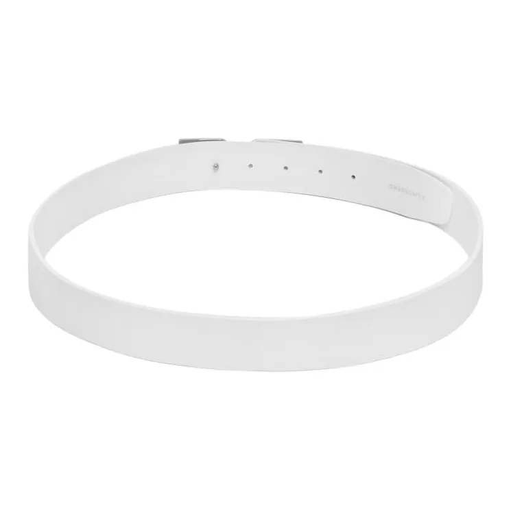 J.Lindeberg Cow Leather Belts Unisex White -3