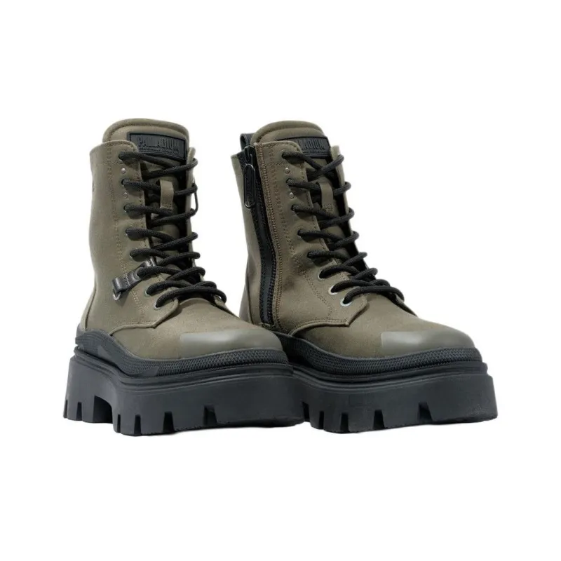 Palladium Ankle Boots Women's Green-3