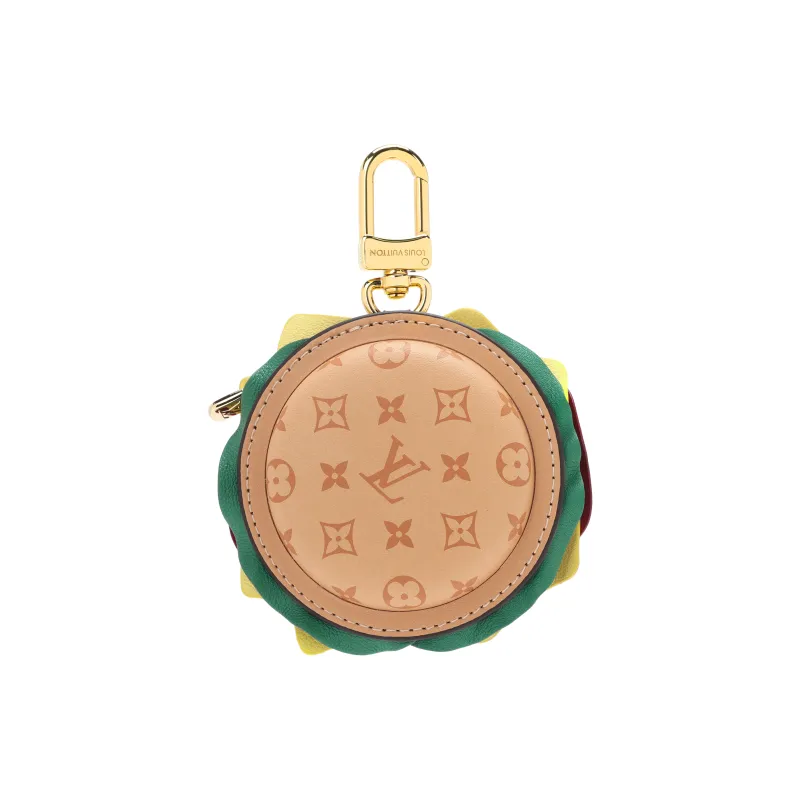 LOUIS VUITTON Leather Coin Purse Women's Brown-2