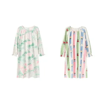 Herbal Primer Nightgown Women's Combo Set