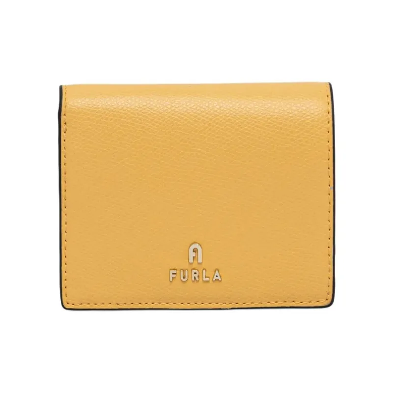 Furla Leather Wallet Medium Size Women's Yellow-0