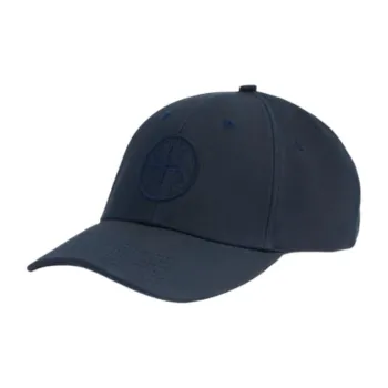 STONE ISLAND Cotton Fabric Baseball Caps Unisex Marine Blue