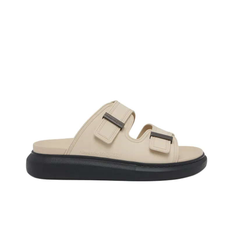 Alexander McQueen Hybrid Slide Slippers 3.5cm Men's Beige-1