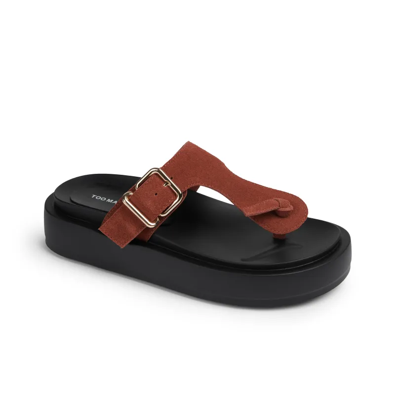 TOOMANYSHOES Flip Flops Women's-8