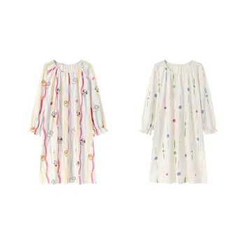 Herbal Primer Nightgown Women's Combo Set