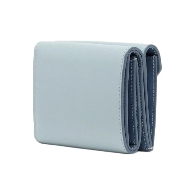 FENDI FF Calfskin Wallet Women's Light Blue-1