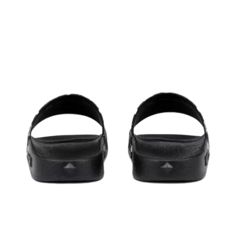 MCM Slide Slippers Women's Black-3