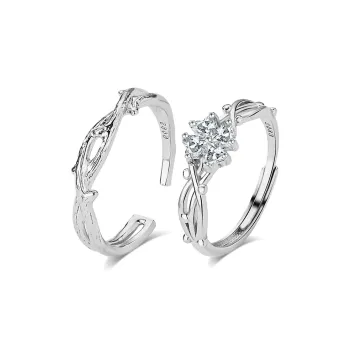 MISS TOOYA S999 Fine Silver Rings Unisex