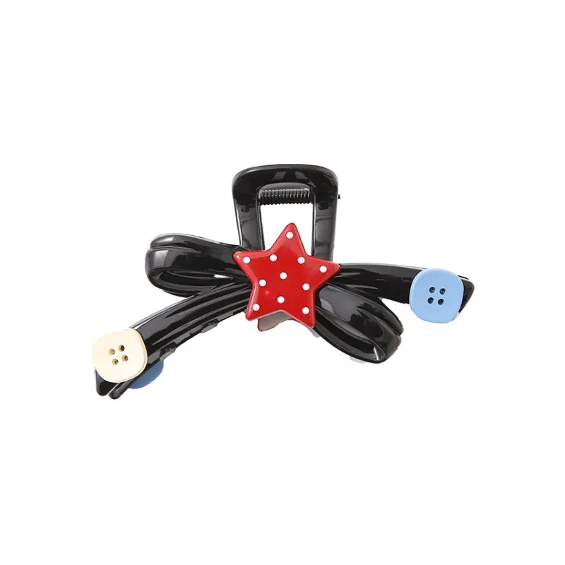 WIR ORNAMENTS Acrylic Hair Clips Women's-0
