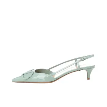 Valentino Vlogo Slim Heel High Heels Women's Blue