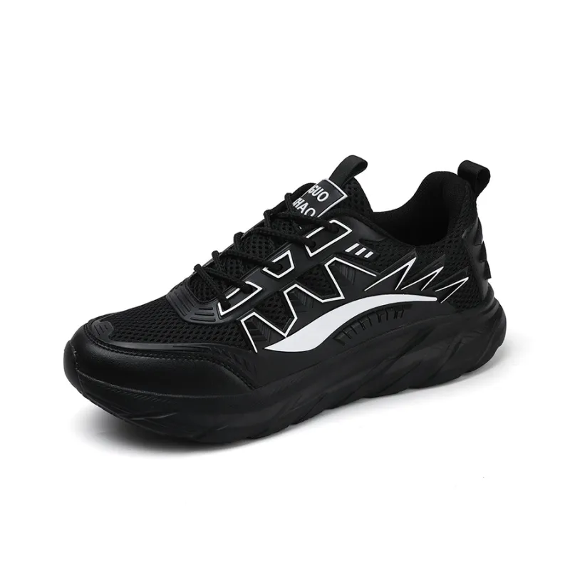 YIVELOVE Non slip Wear resistant Impact resistant Low Top Chunky Sneakers Men's-9