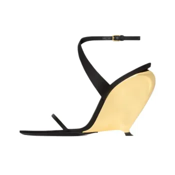 SAINT LAURENT Tallulah One Strap Sandals 11m Women's Black