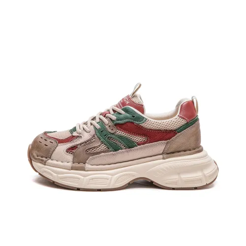 Jay Lightweight Low Top Chunky Sneakers Women's