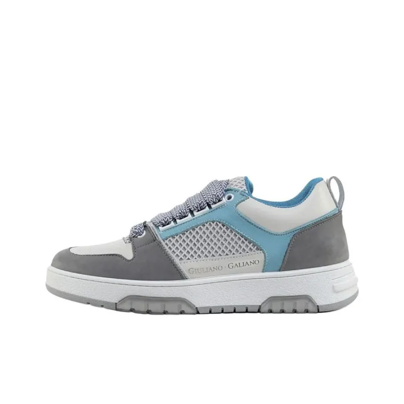 Giuliano Galiano Vyper Low-Top Skateboard Shoes Men's Gray Blue-0