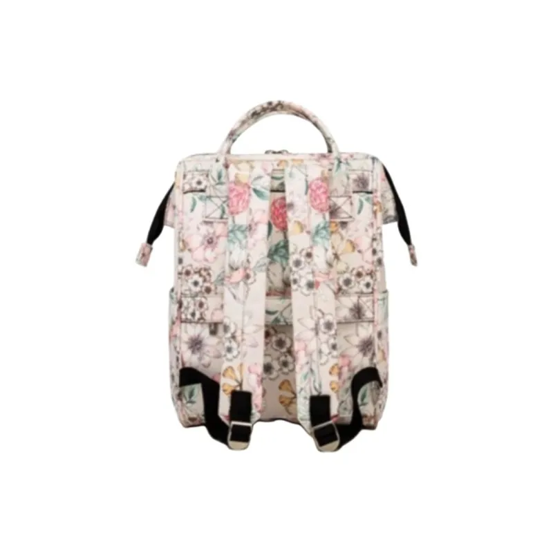 KINMAC Nylon Laptop Bag Backpack Regular Women's Flower Arrangement 04-3